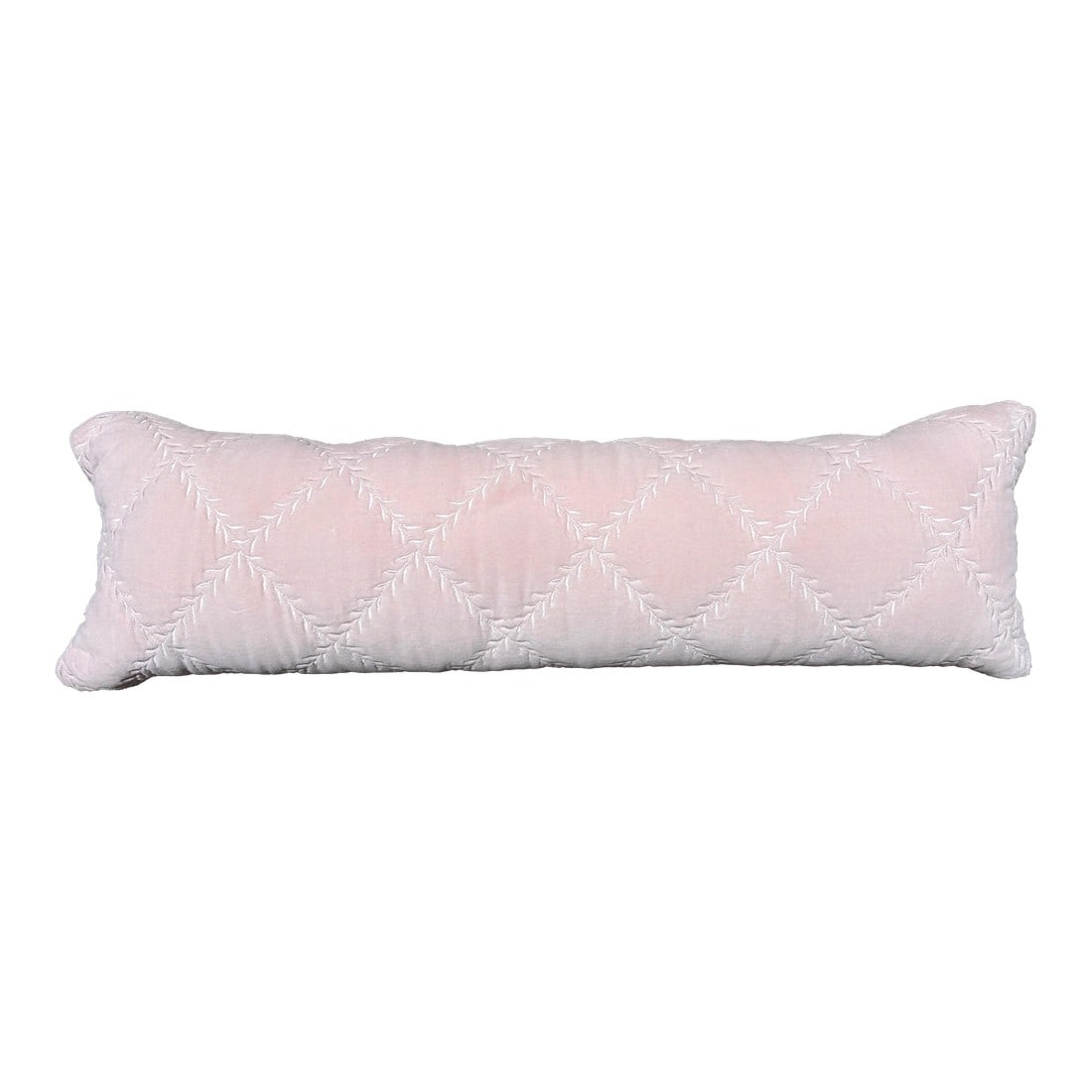 Vintage Bella Notte Linens Long Lumber Pillow in Pink Pearl: Bella Notte Linens Long Lumber Pillow in Pink Pearl and West elm brushed velvet on pillow reverse. Bella notte fabric acquire from. Djuna store in Denver in 2018. Fabric acquired directly from Bella
