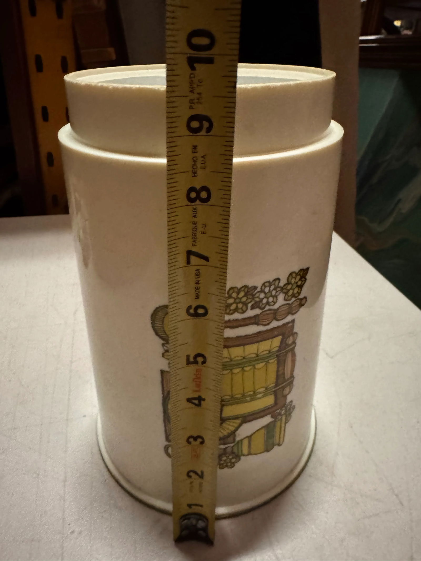 Pair of 1970s Nesting Containers With Floral Accents - 2