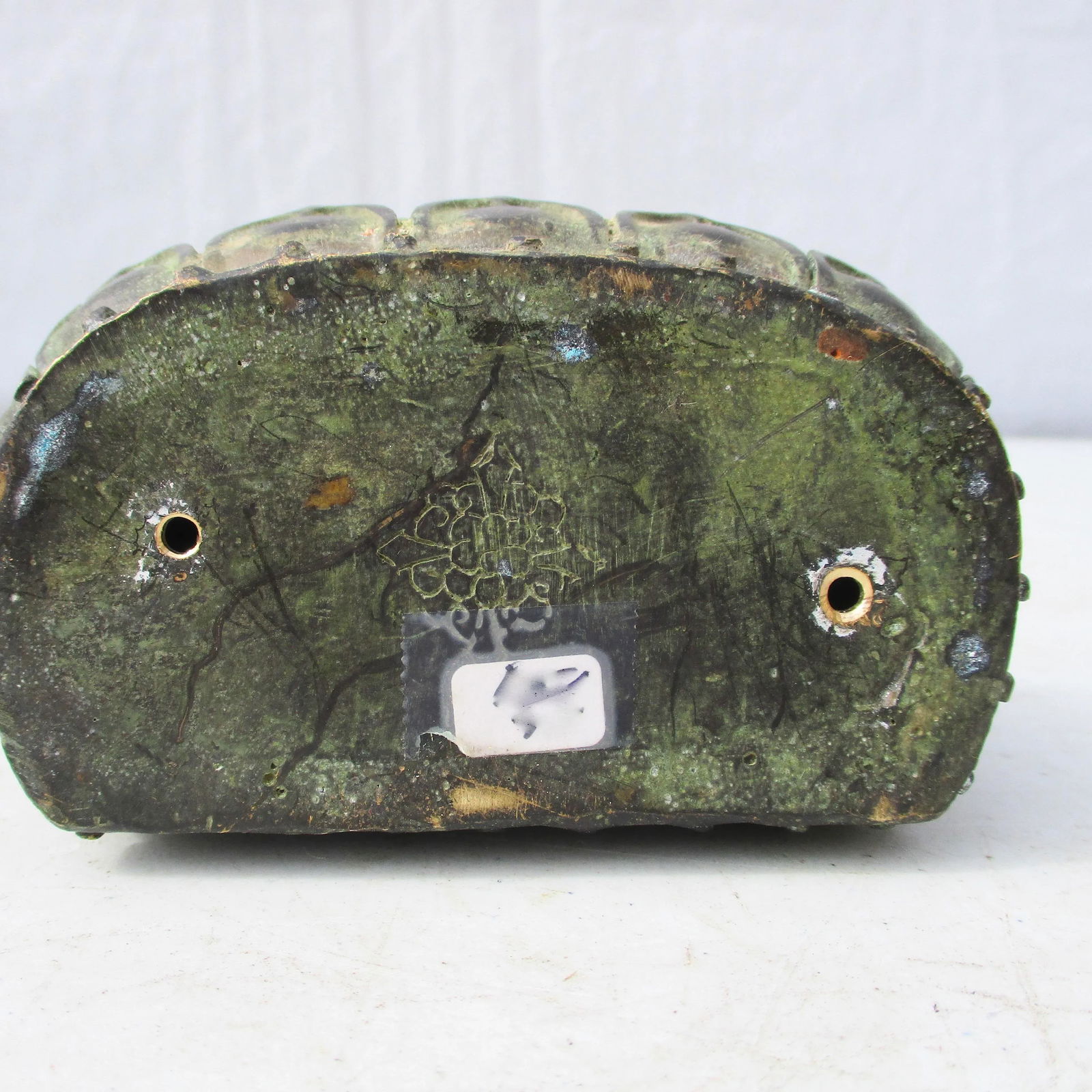 Vintage Bronze Chinese Buddha Figurine - 5