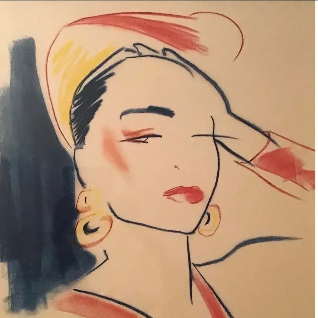 Mid-Century Modern Large Scale Vintage Art Fashion Design Collage Wall Decor, Framed 73.5" X 49.5" - 9