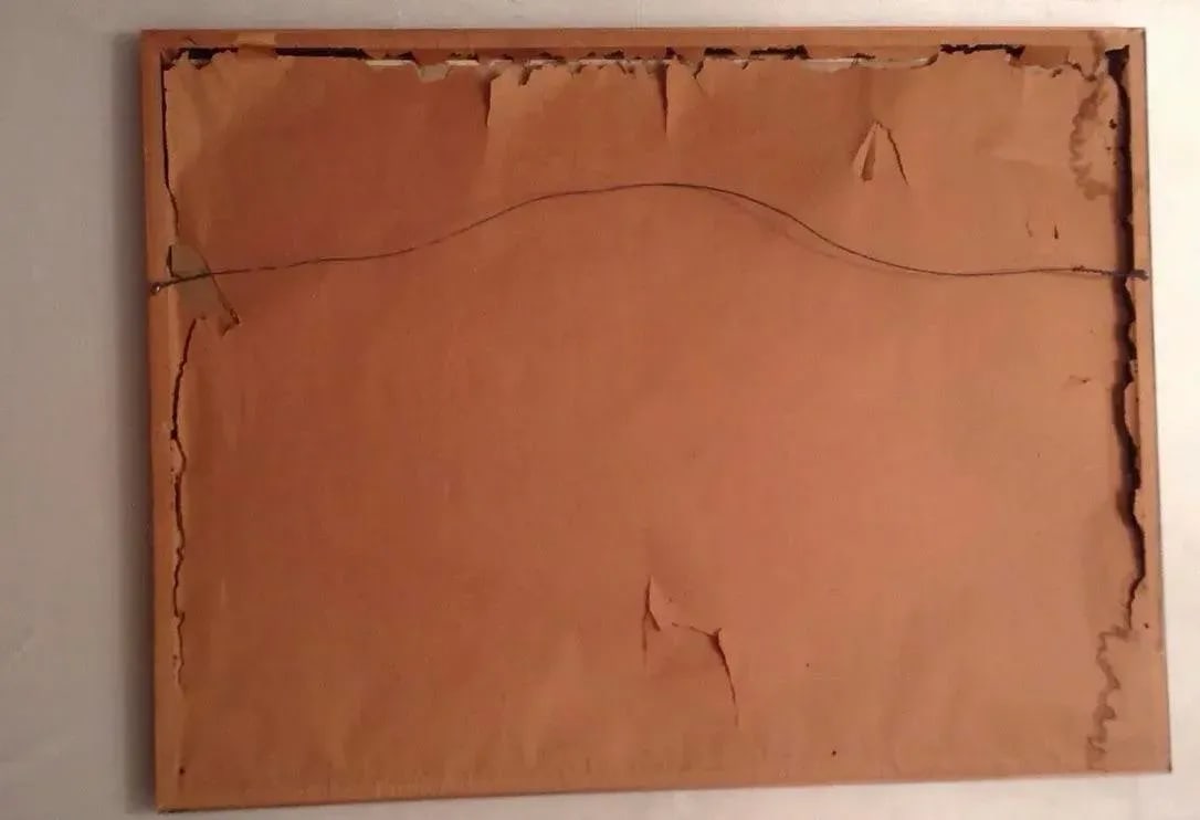 Framed Abstract Print Titled "Beach Forms" by Listed Artist Edie (Edythe) Sheldon (1921-2017) - 10