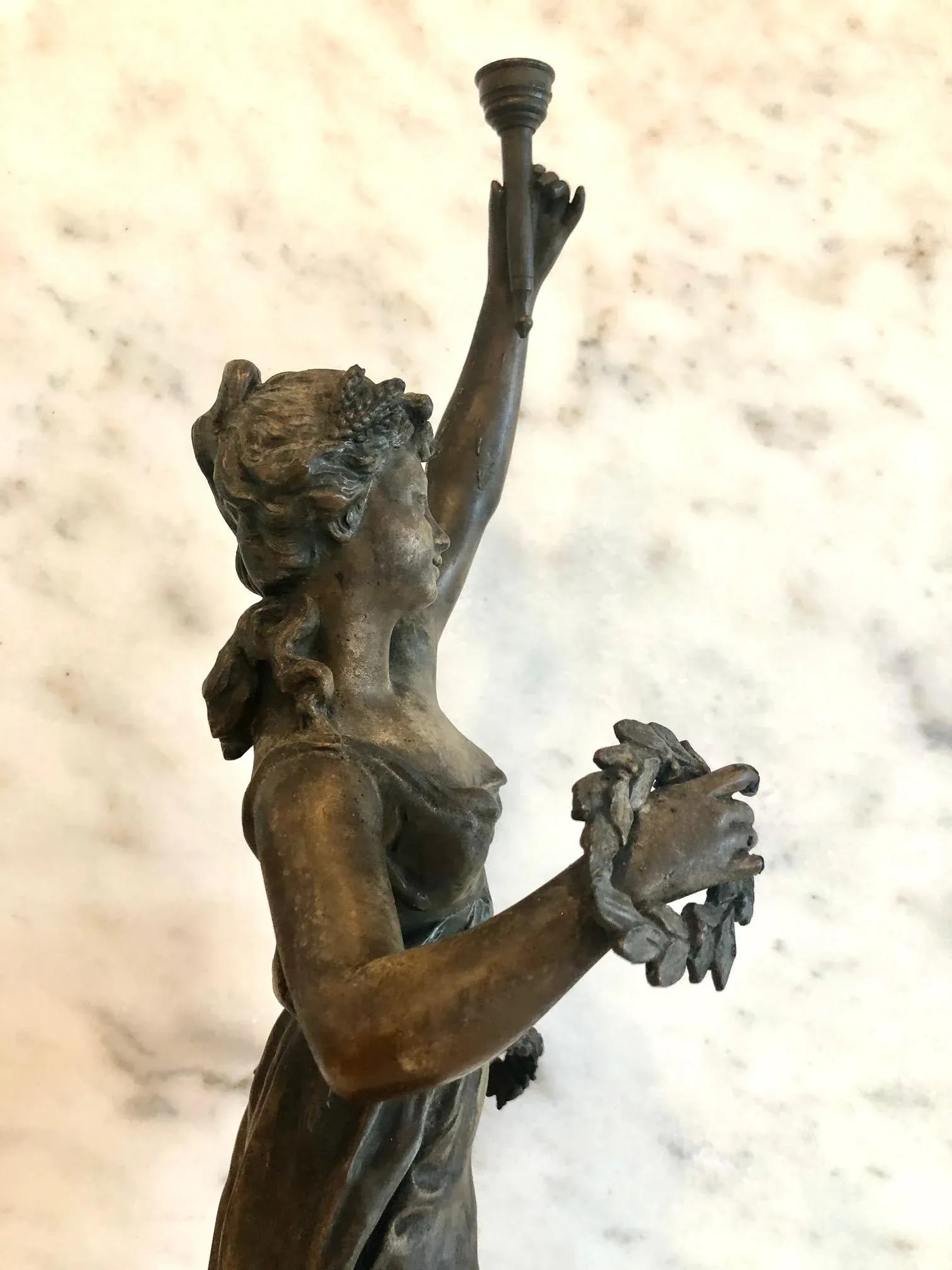 Large French 19th Century Bronze Sculpture - 7