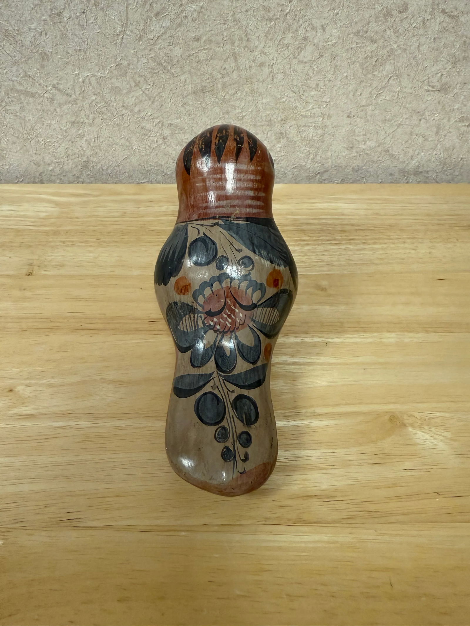 Mid 20th Century Tonala Toucan Clay Bird Pottery Folk Art - 3
