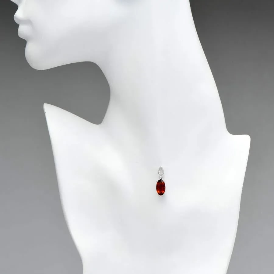 14KW Citrine(2.75) & Diamond(0.05) Drop Pendant - 3