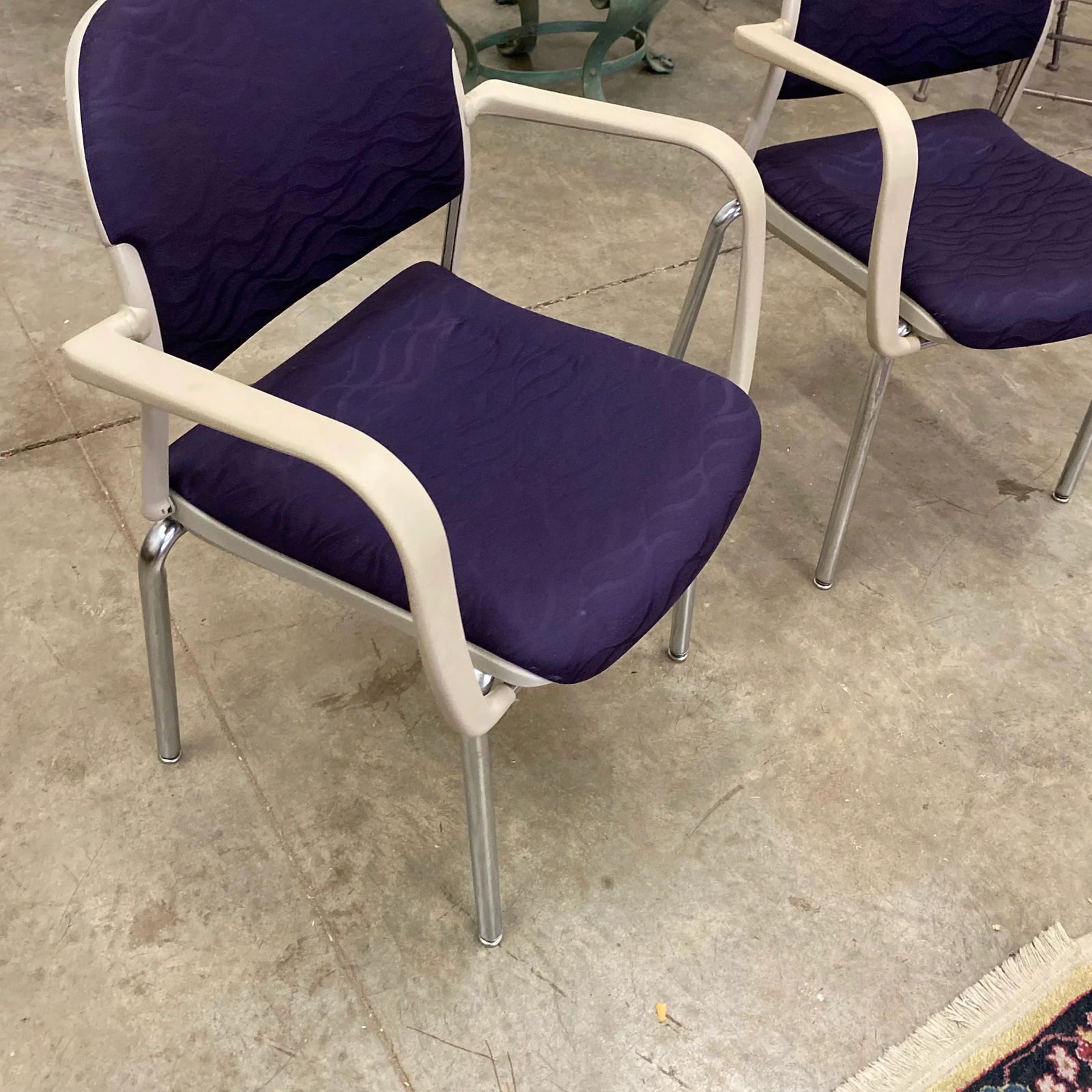 Giancarlo Peretti Italian Office Mid Century Chairs- A Pair - 3