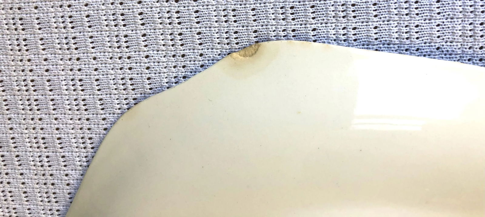 Early 20th Century Homer Laughlin Platter, Eggshell Georgian, "Countess" Pattern - 4