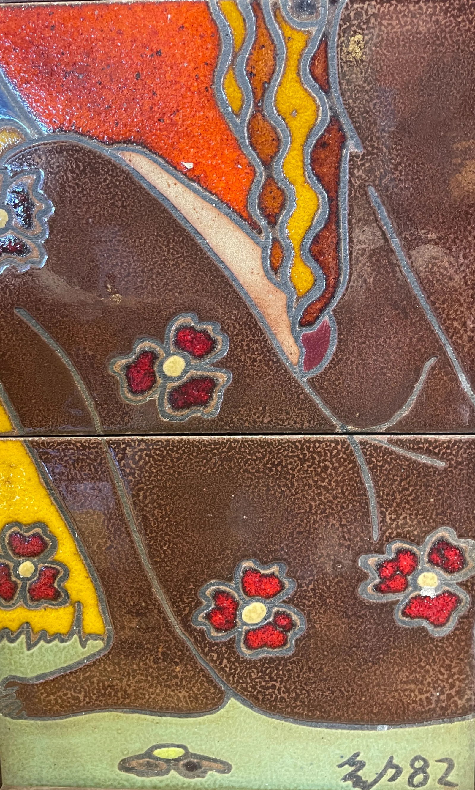 1980s "Bonita" Mosaic Sculpture by Guillermo Wagner Granizo - 2