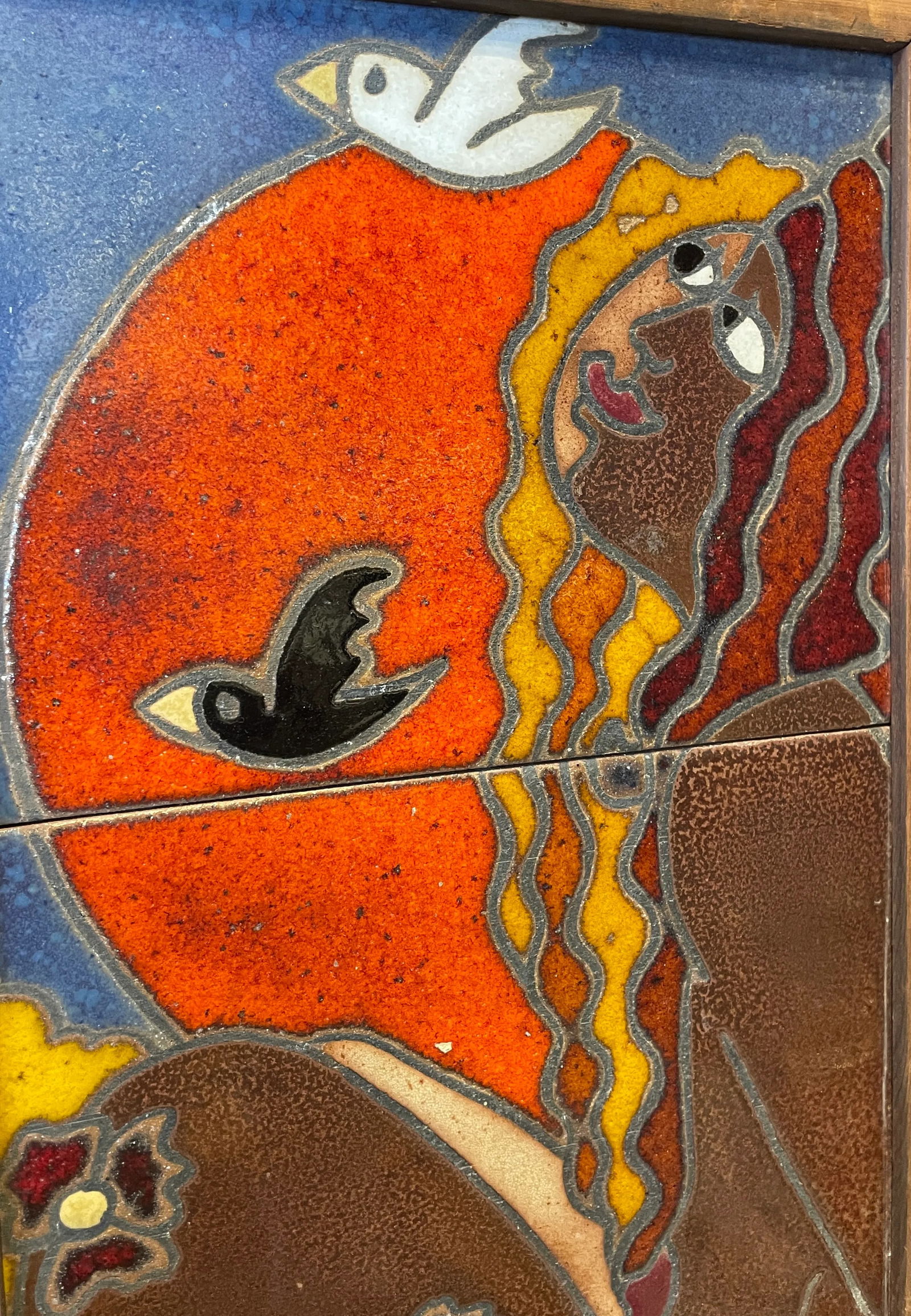 1980s "Bonita" Mosaic Sculpture by Guillermo Wagner Granizo - 3