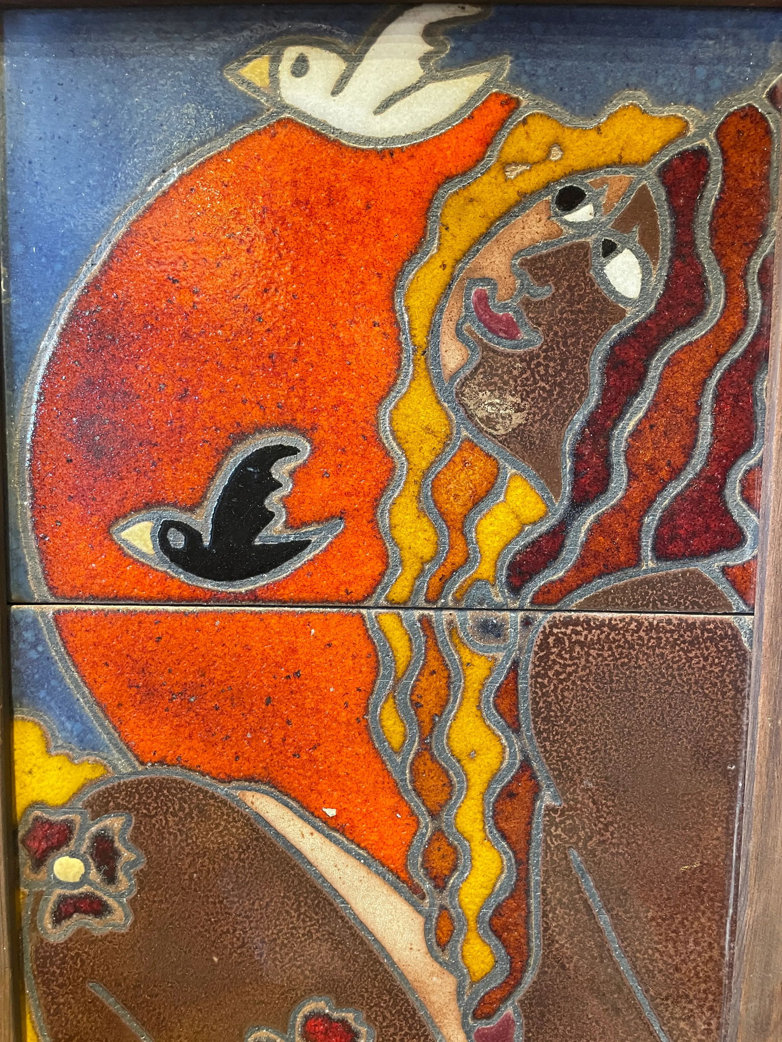 1980s "Bonita" Mosaic Sculpture by Guillermo Wagner Granizo - 5