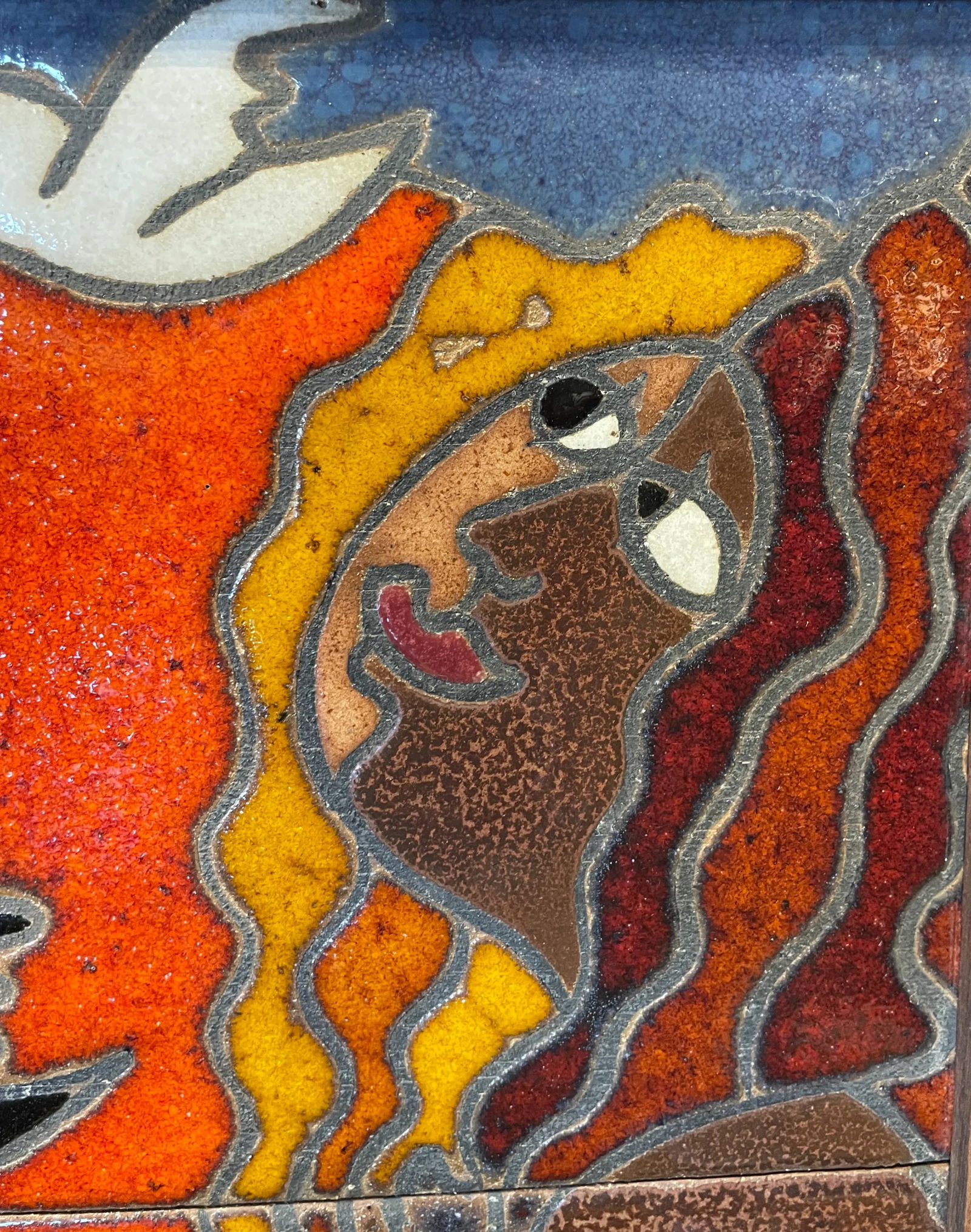 1980s "Bonita" Mosaic Sculpture by Guillermo Wagner Granizo - 8