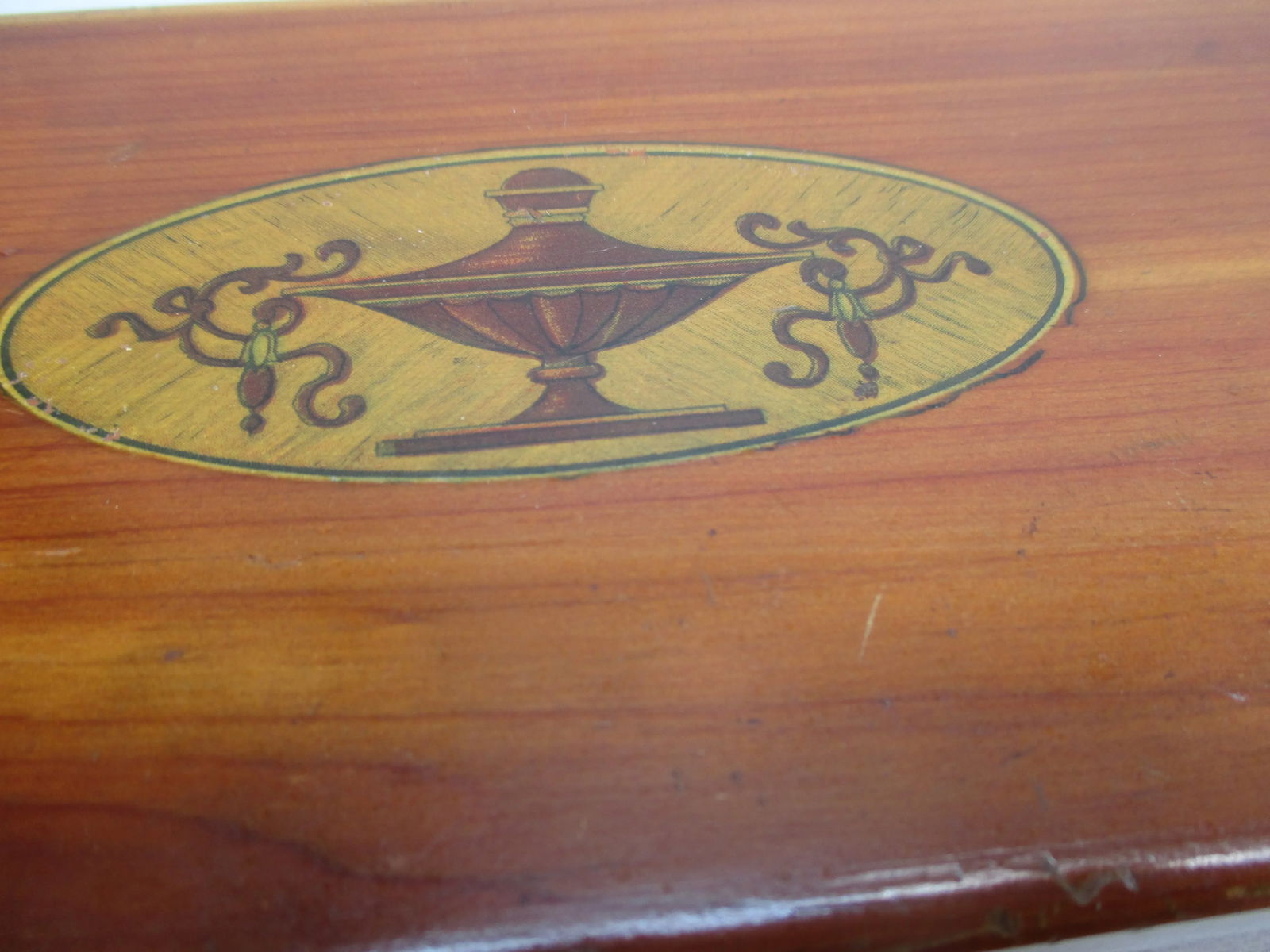 Art Deco Pine Jewelry Casket - 7