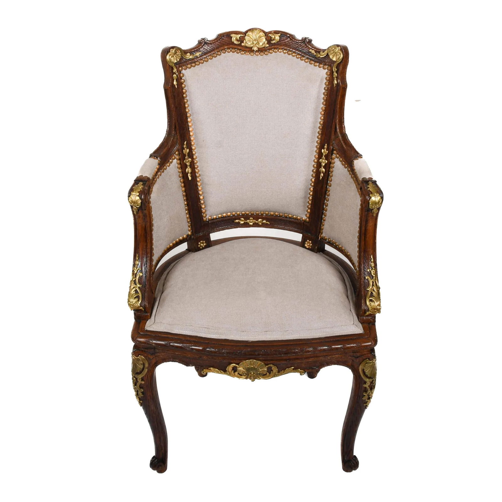 Early 20th Century Antique French Louis XVI Parlor Chair - 2