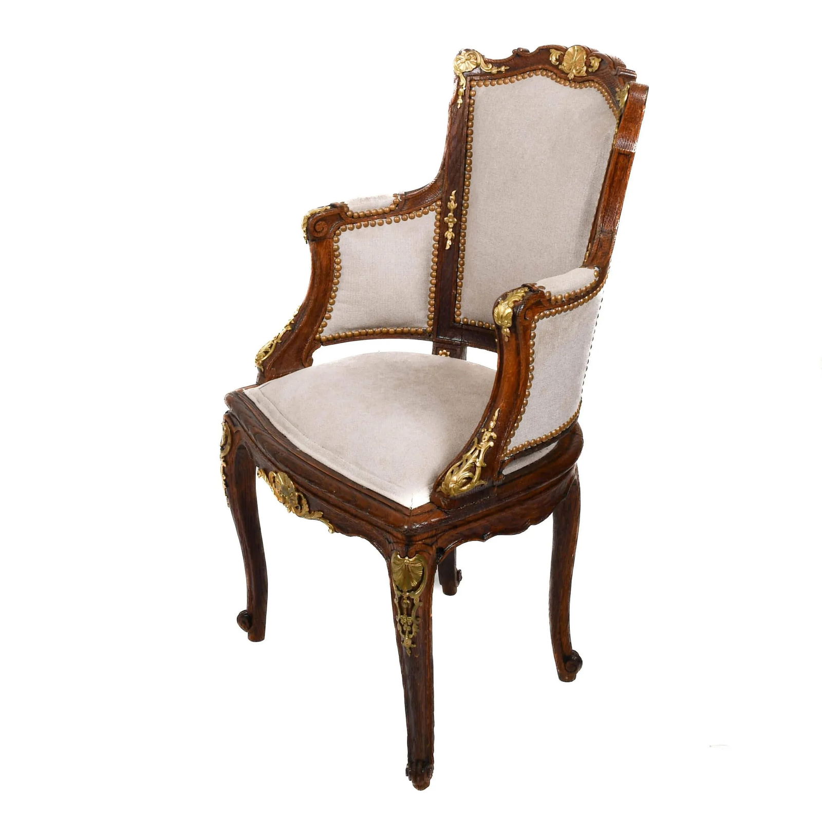 Early 20th Century Antique French Louis XVI Parlor Chair - 3