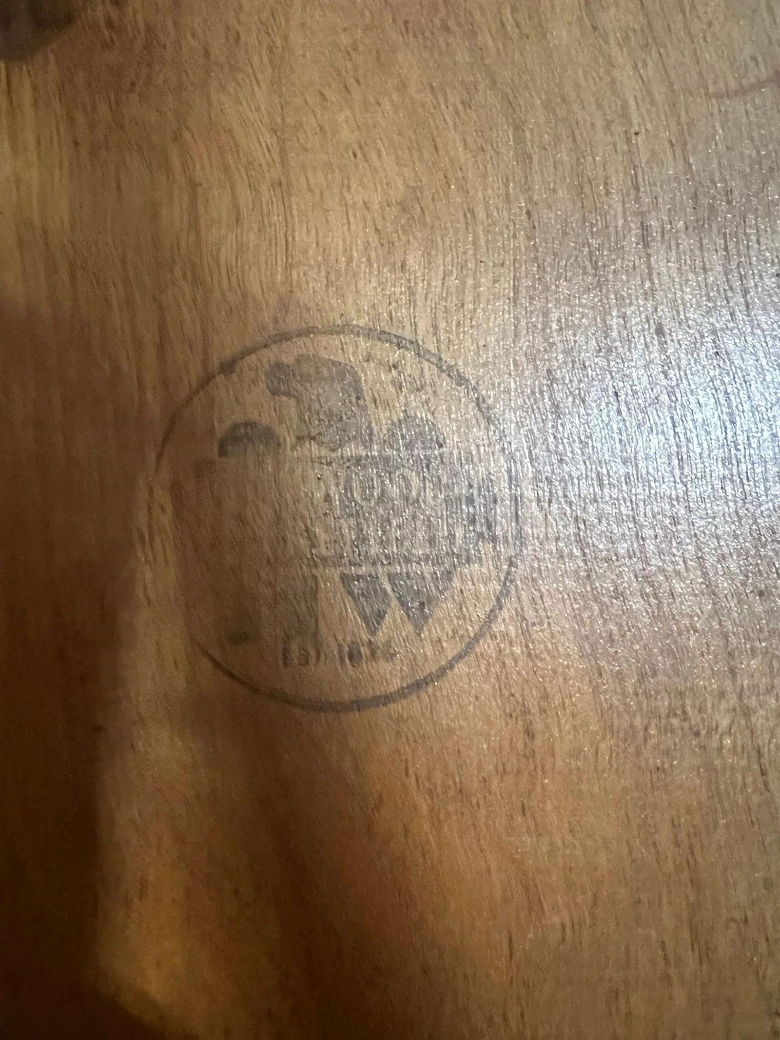 1970s Haywood Wakefield, Small Wooden Side Table - 2