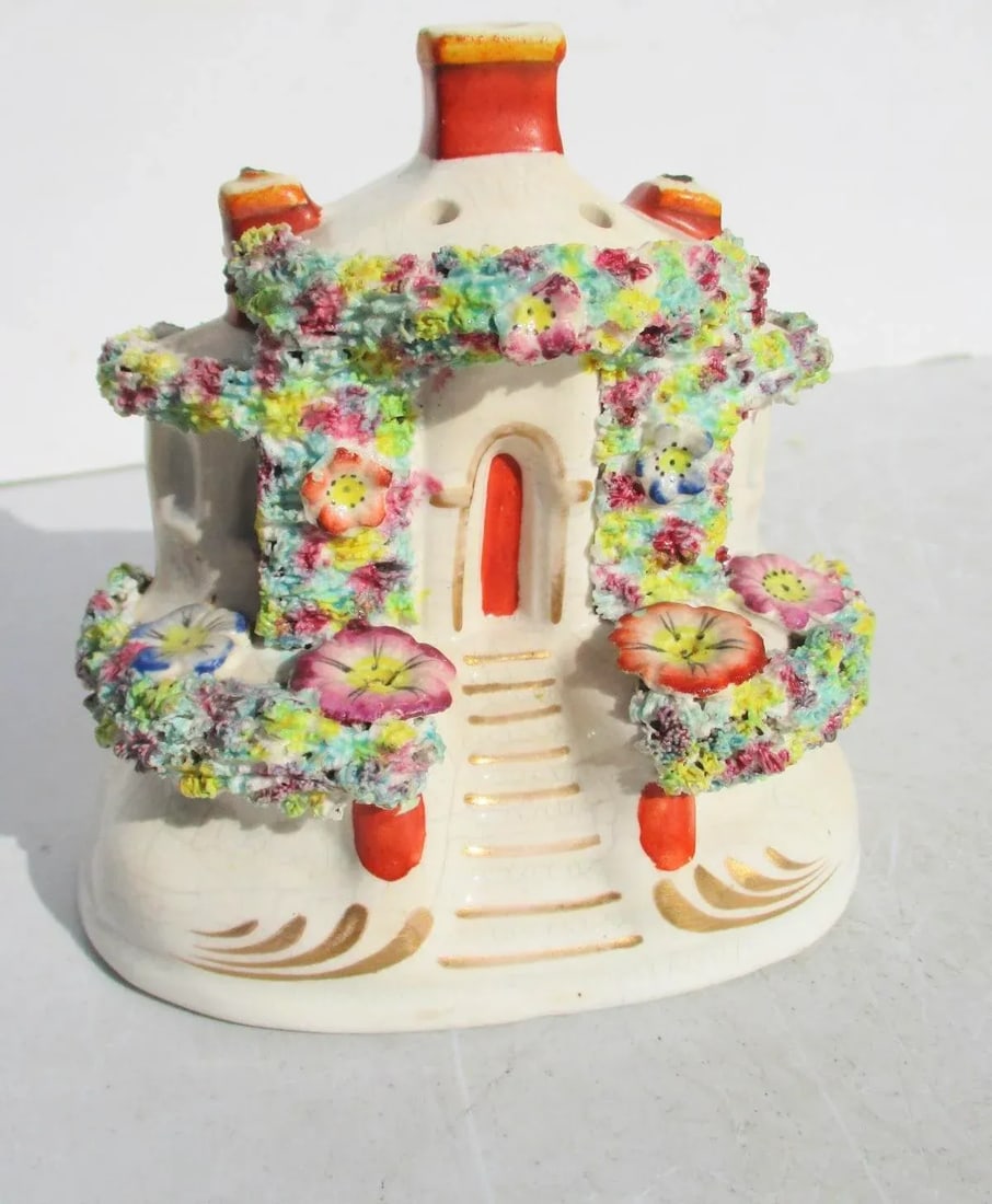 Antique Staffordshire Pastelle Burner Circa 1850s - 2