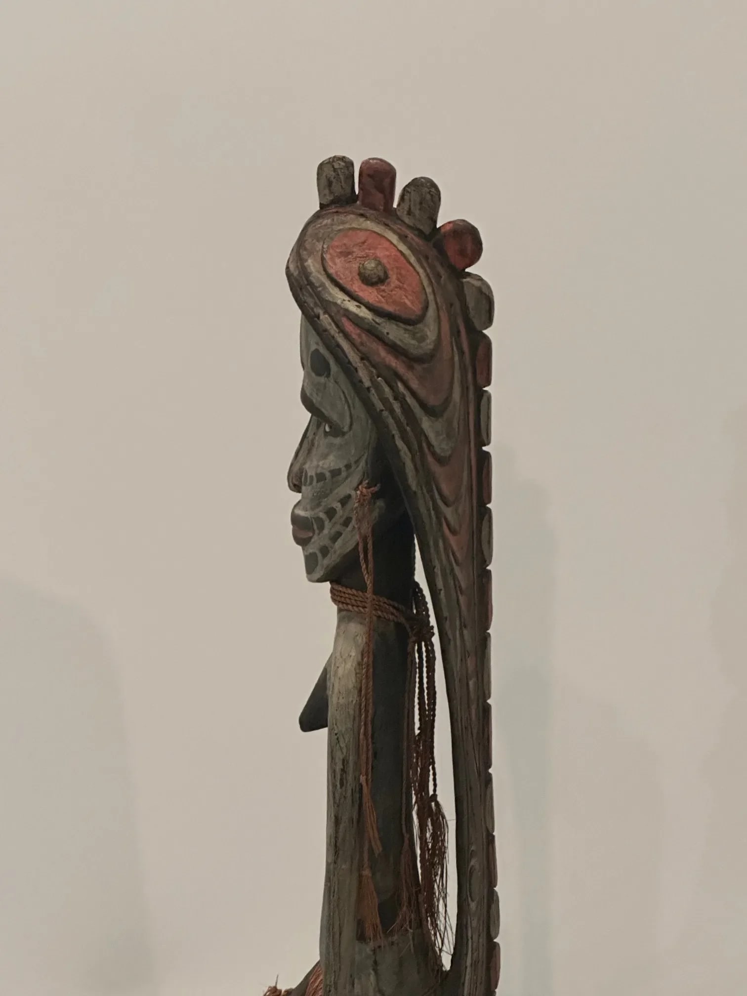 Large Oceanic Ceremonial Female Figure Sculpture - 9