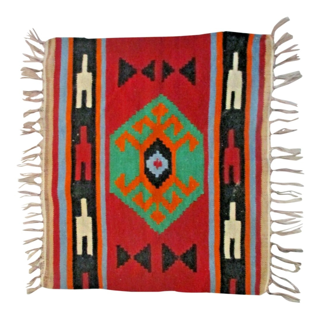 Antique Turkish Kilim Saddle Blanket (1 of 7)