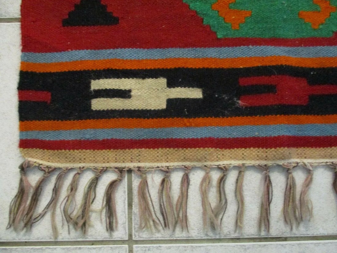 Antique Turkish Kilim Saddle Blanket - 4