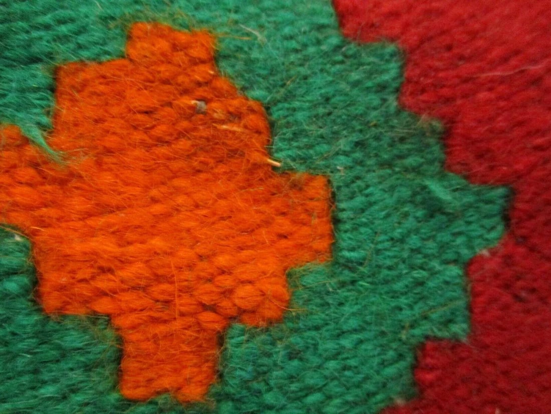 Antique Turkish Kilim Saddle Blanket - 6