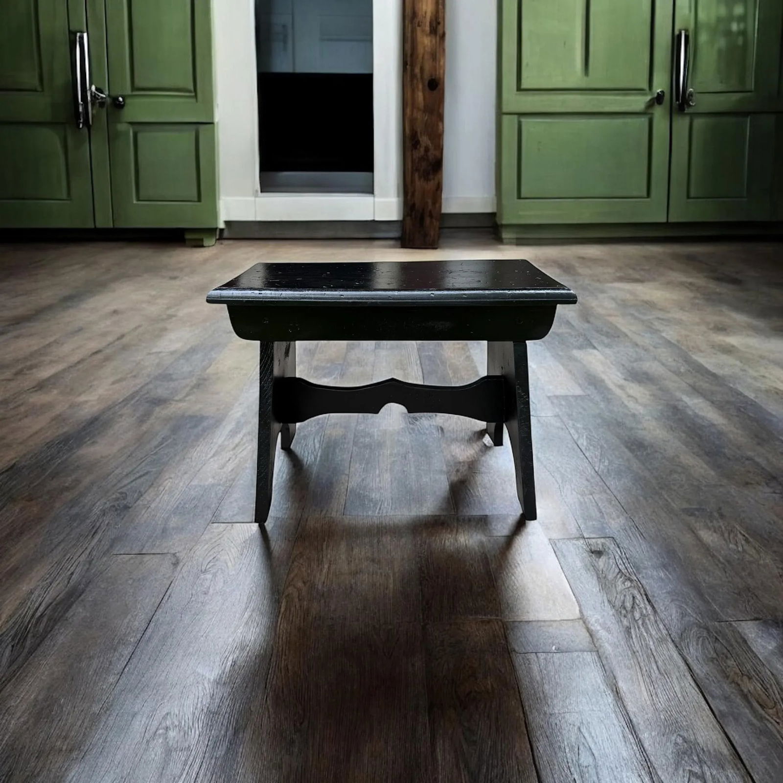 Vintage Farmhouse Wooden Step Stool - 3