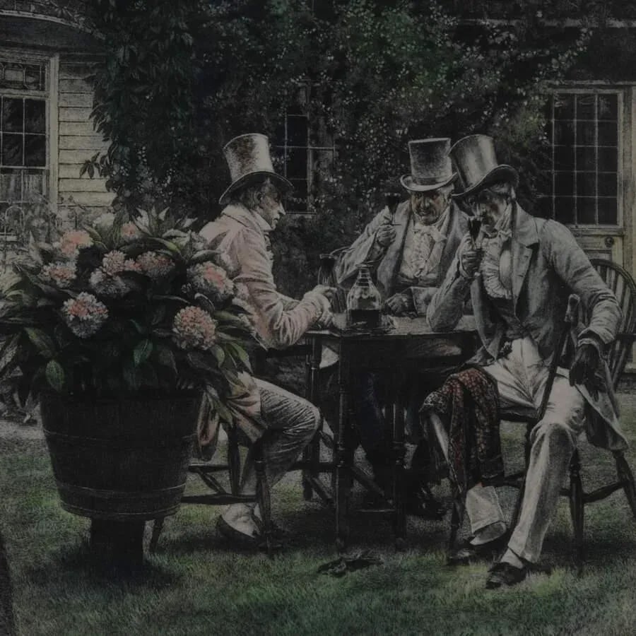 Framed Print "A Doubtful Bottle" by W. Dendy Sadler - 3