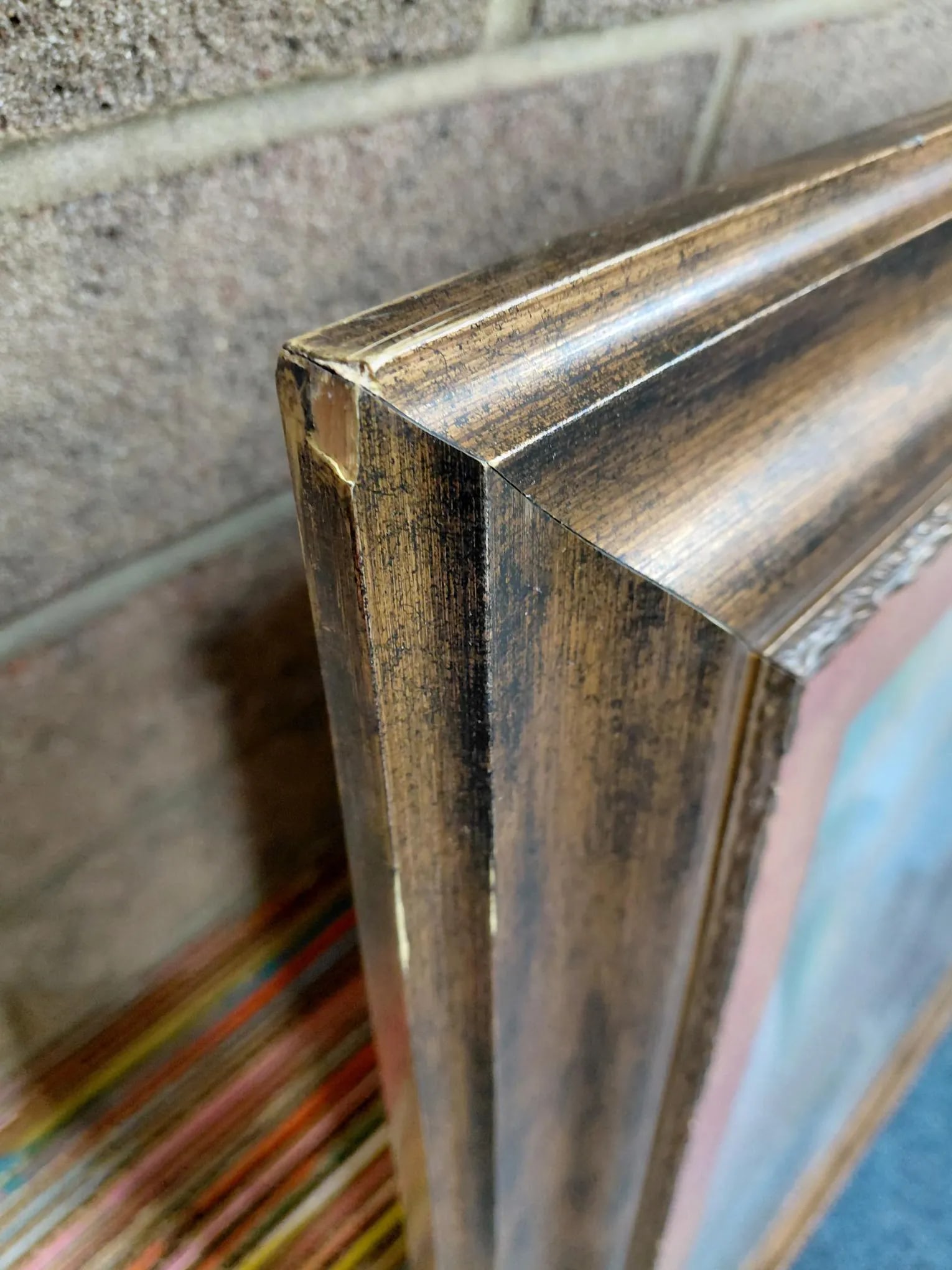 Framed Dennis Carney Giclée "Golden Iris Ii" Print - 7