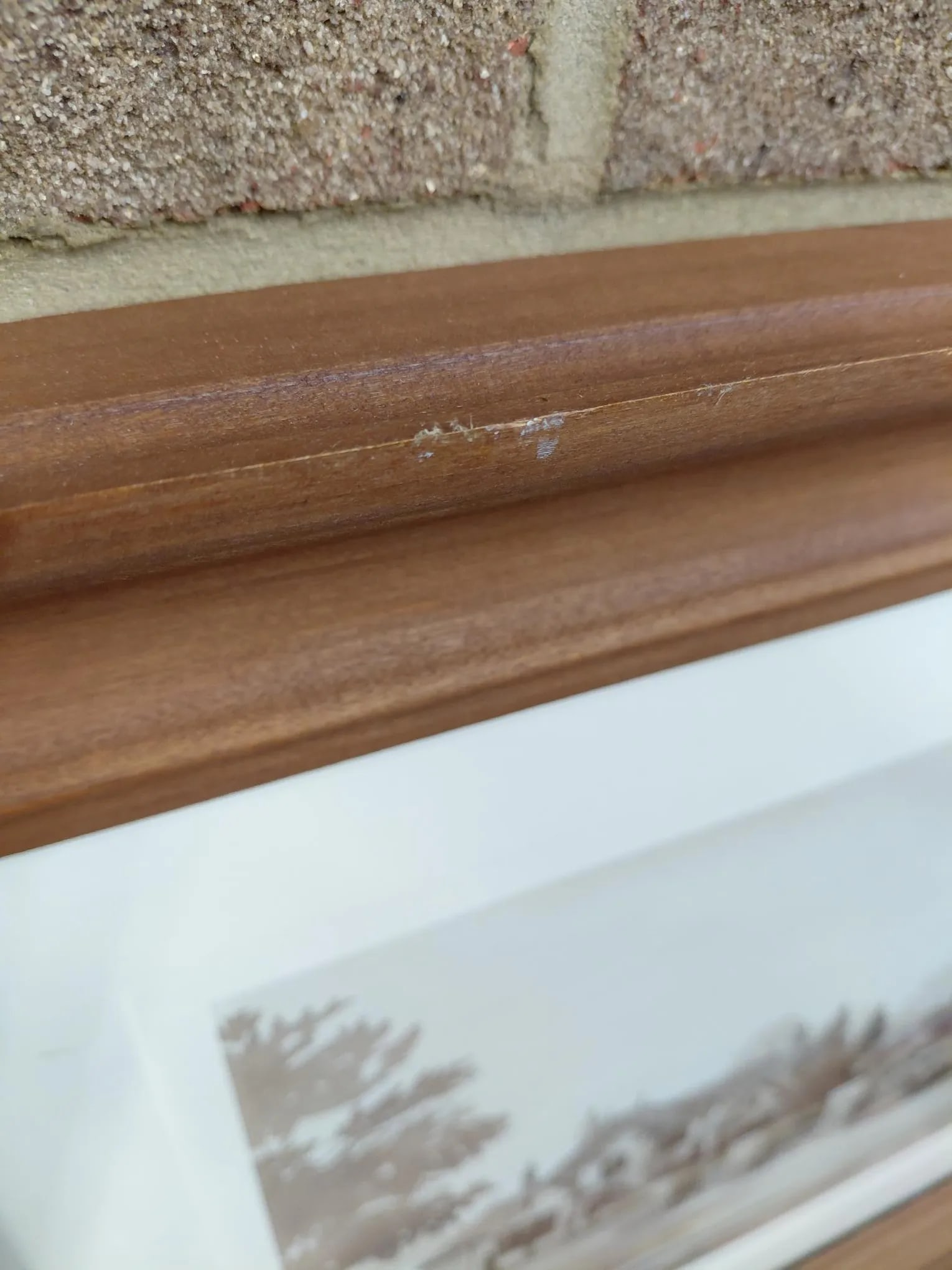 Framed Unsigned Architectural Exterior Watercolor - 7