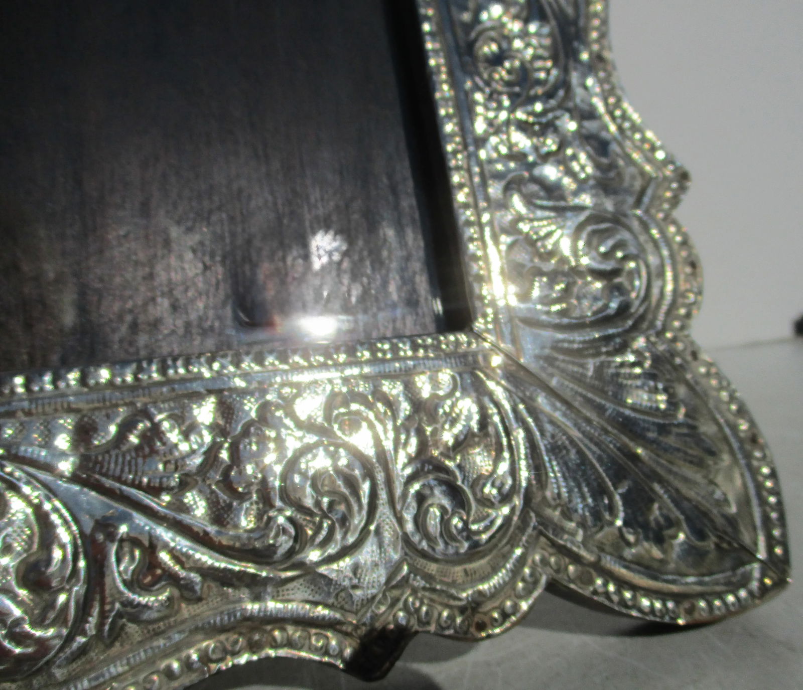 Spanish 900 Silver Photo Frame Circa 50s - 2