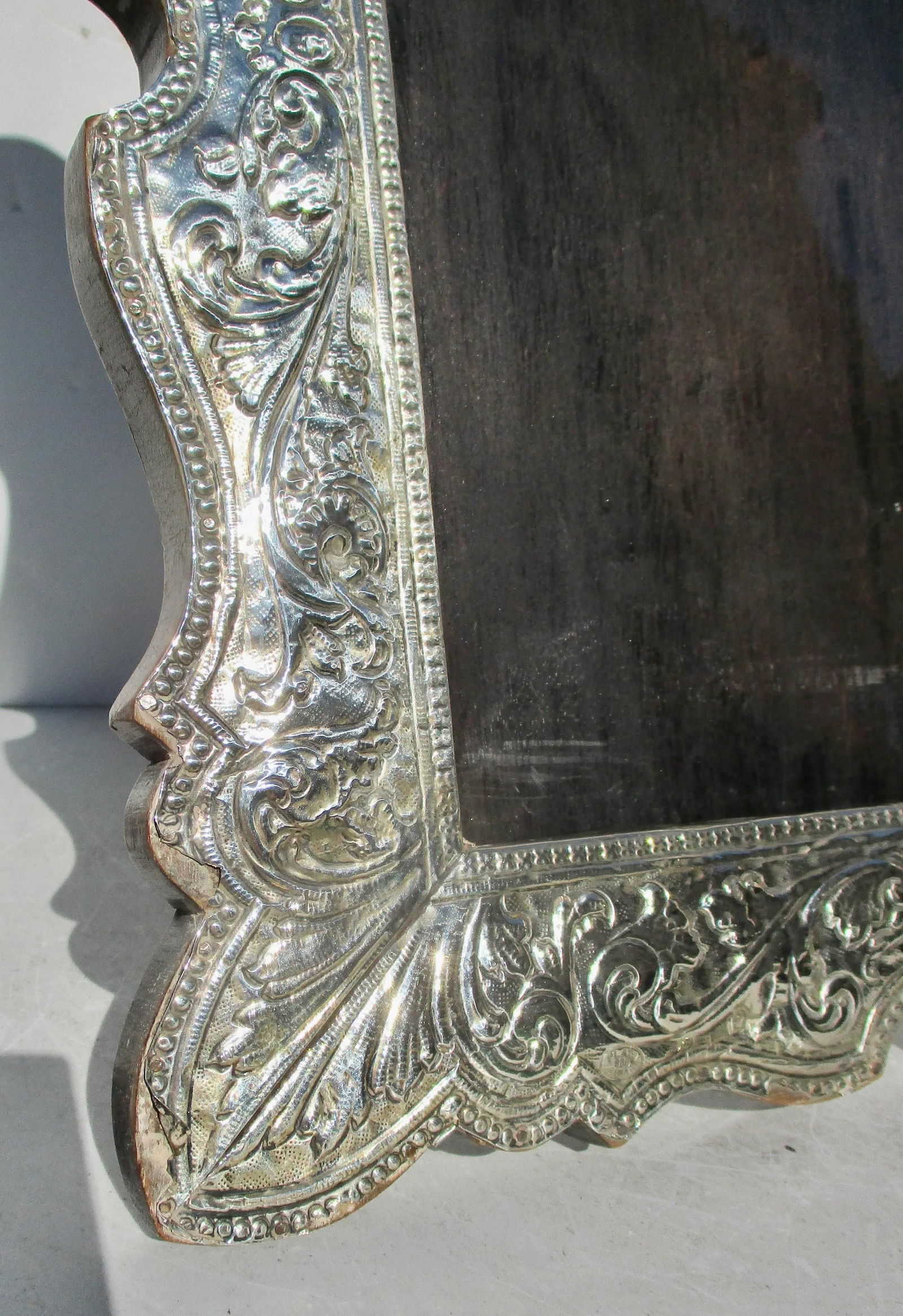 Spanish 900 Silver Photo Frame Circa 50s - 3