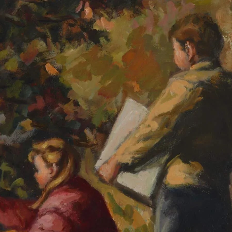 Original Oil on Canvas Titled "Family Still Life" - 4