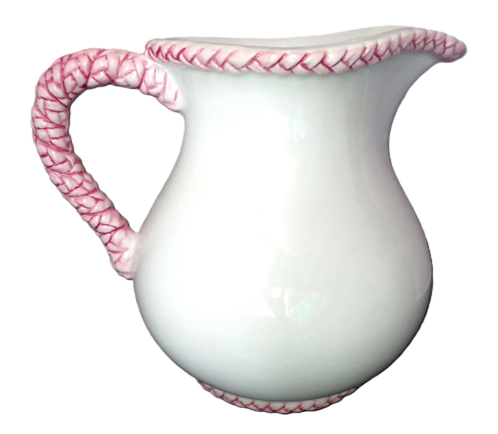 Vintage Hand Painted Majolica Pitcher - 2