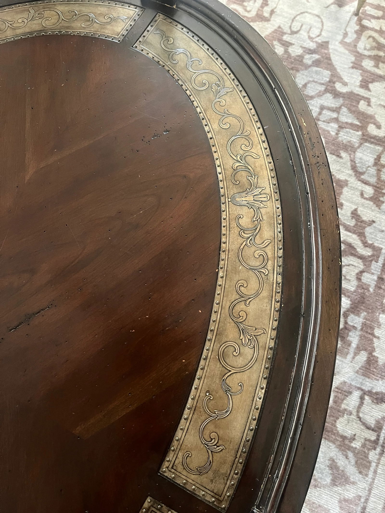 English Revival Two-Tier Walnut Table With Barley Twist Legs - 11