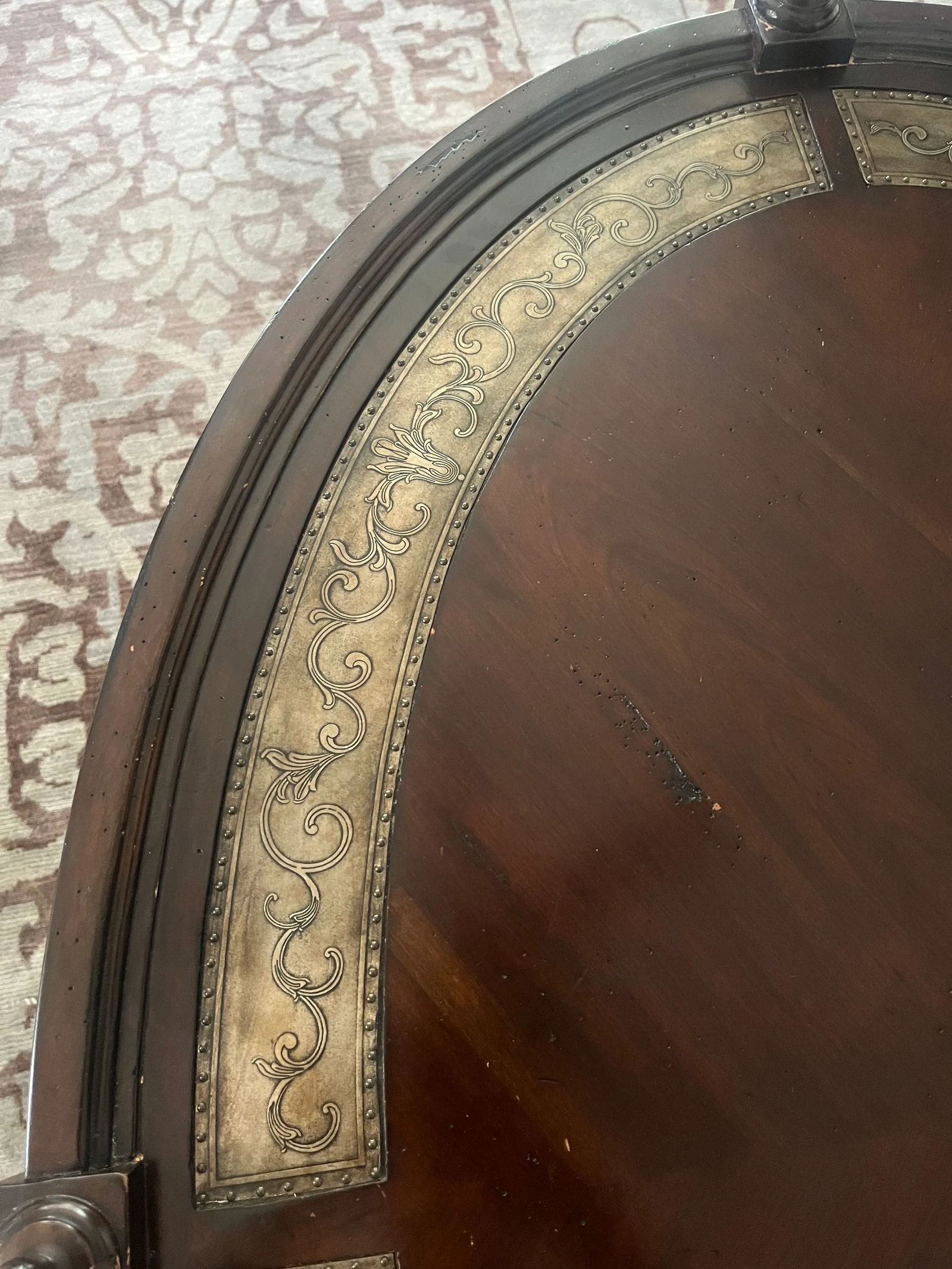 English Revival Two-Tier Walnut Table With Barley Twist Legs - 13