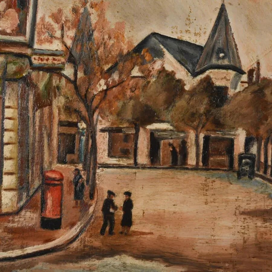 Framed Signed Aj Botta Oil on Board Landscape - 3