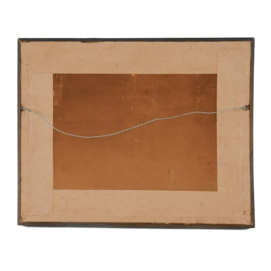 Framed Signed Aj Botta Oil on Board Landscape - 5