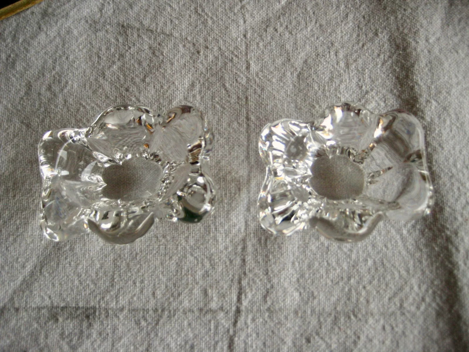 1920s French Mdi -Century- Modern Daum Crystal Salt and Pepper Set - 4
