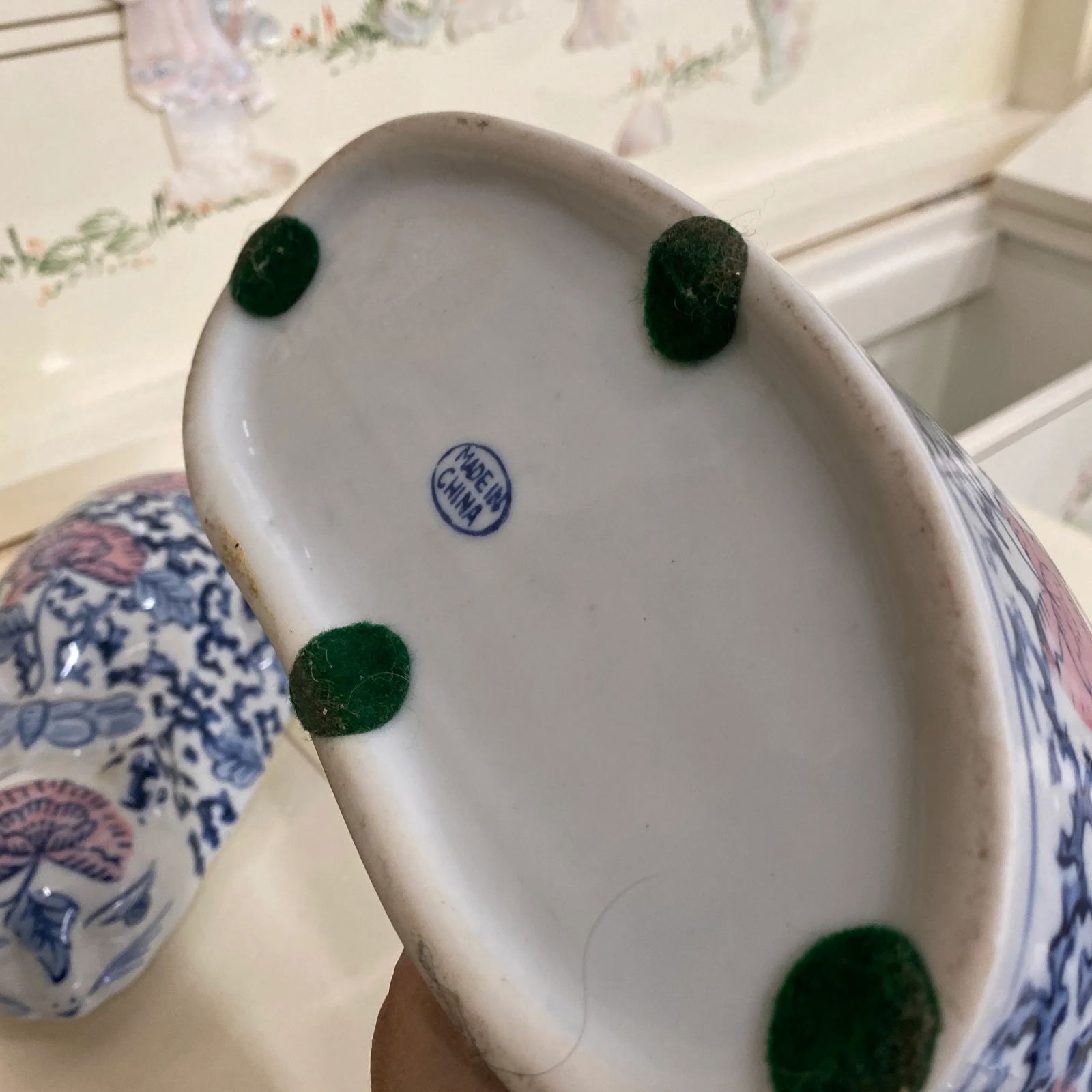 1970s Asian Chinoiserie Cat Catchall Box - 4