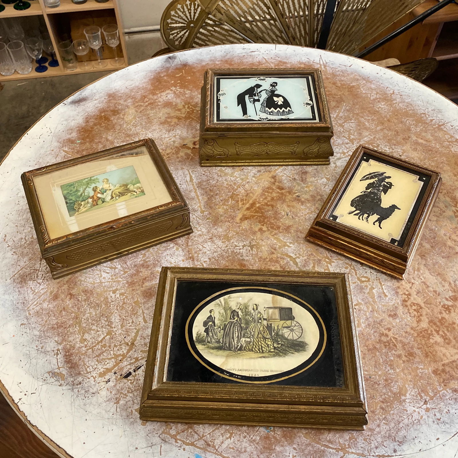 1970s French Wooden Boxes - Set of 4 - 8