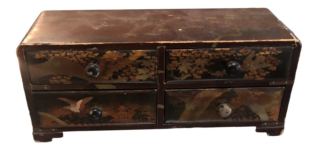 Vintage Chinoiserie Jewelry Box (1 of 6)