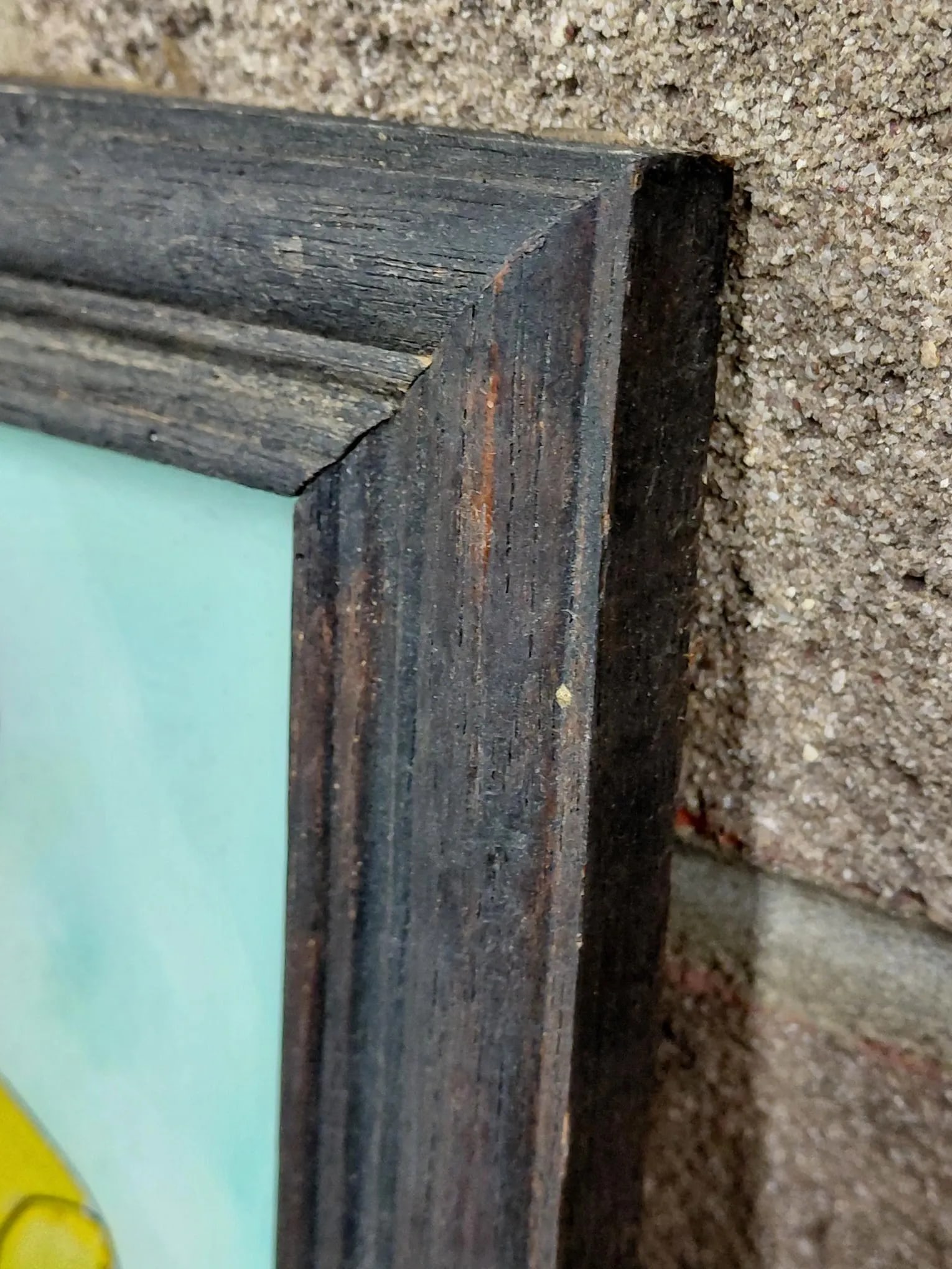 Framed Punakawan Reverse Glass Painting of Petruk Giving a Speech - 9