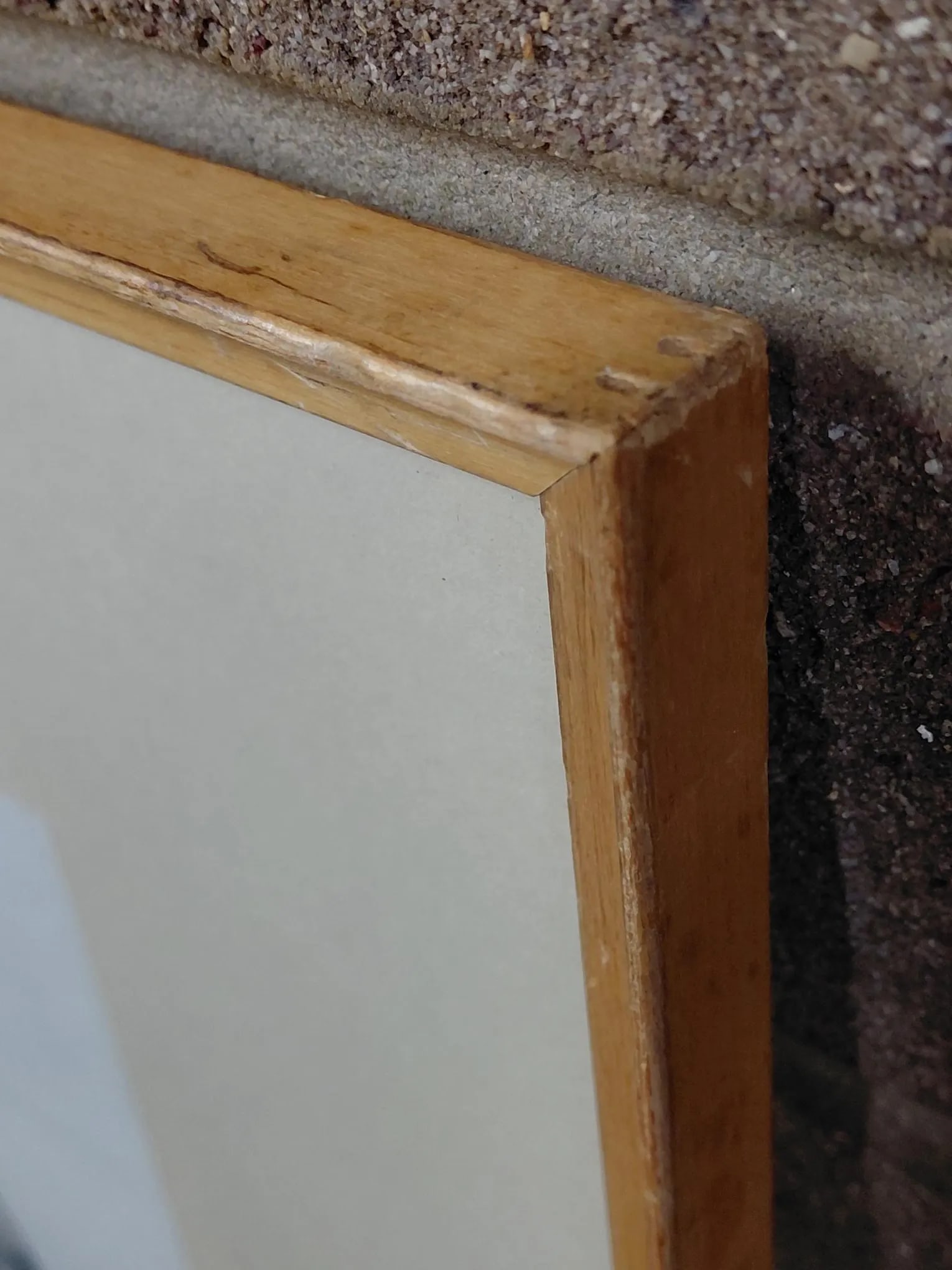 Framed Signed J. Akston "The Wanderer, 1970" Acrylic and Paper Painting - 11