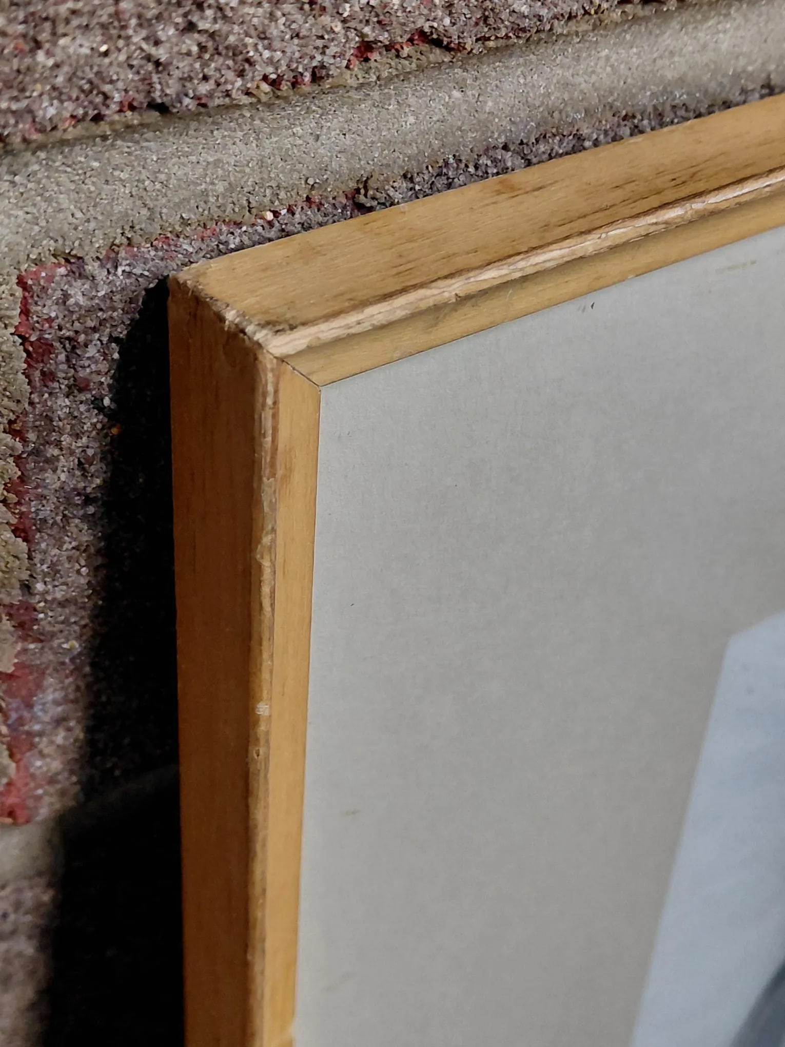 Framed Signed J. Akston "The Wanderer, 1970" Acrylic and Paper Painting - 7