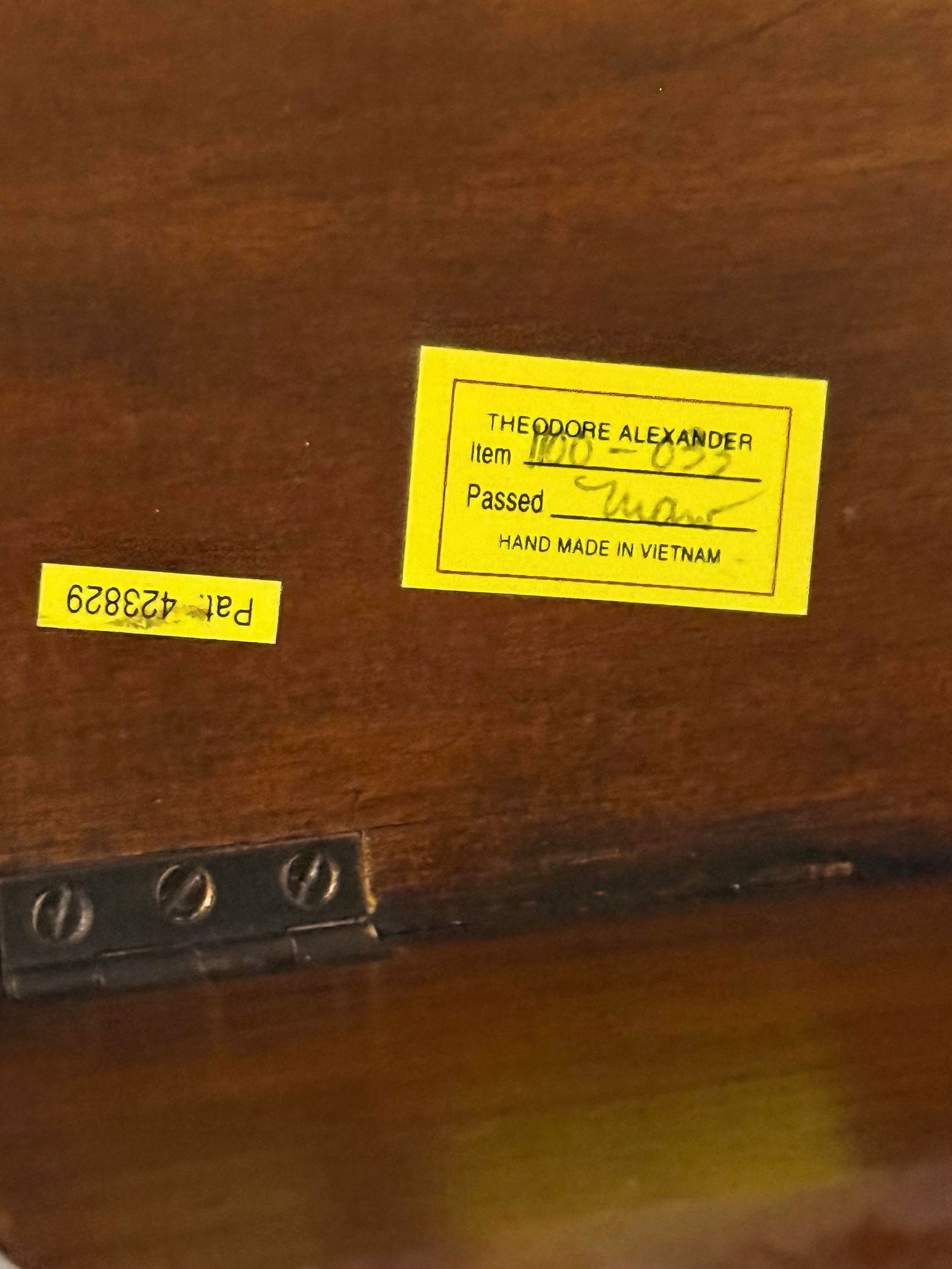 Late 20th Century Theodore Alexander Faux Book Spine Shelf Display by Turtle and Crane - English Lib - 12