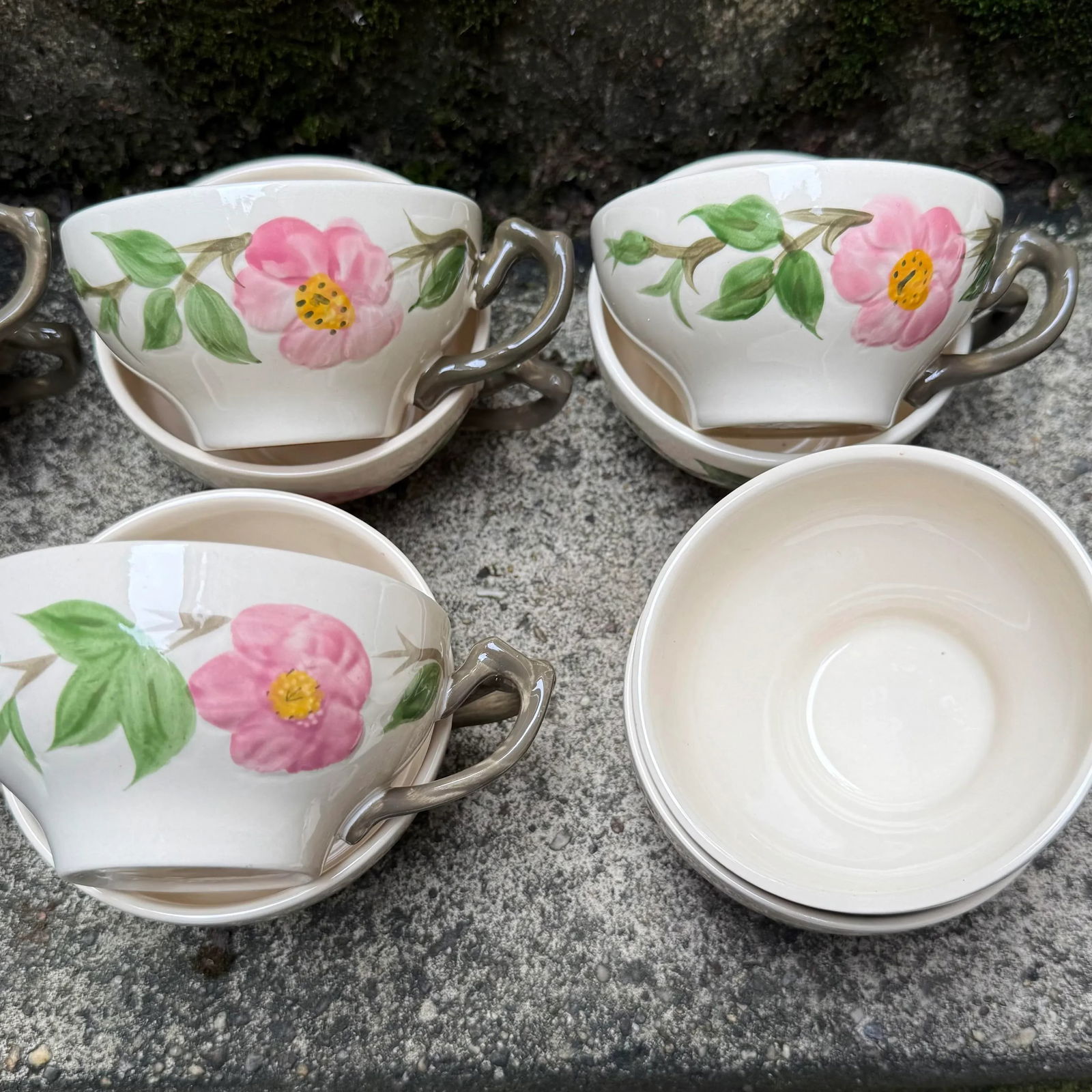 Vintage Franciscan Desert Rose China Set - 50 Pieces - 7