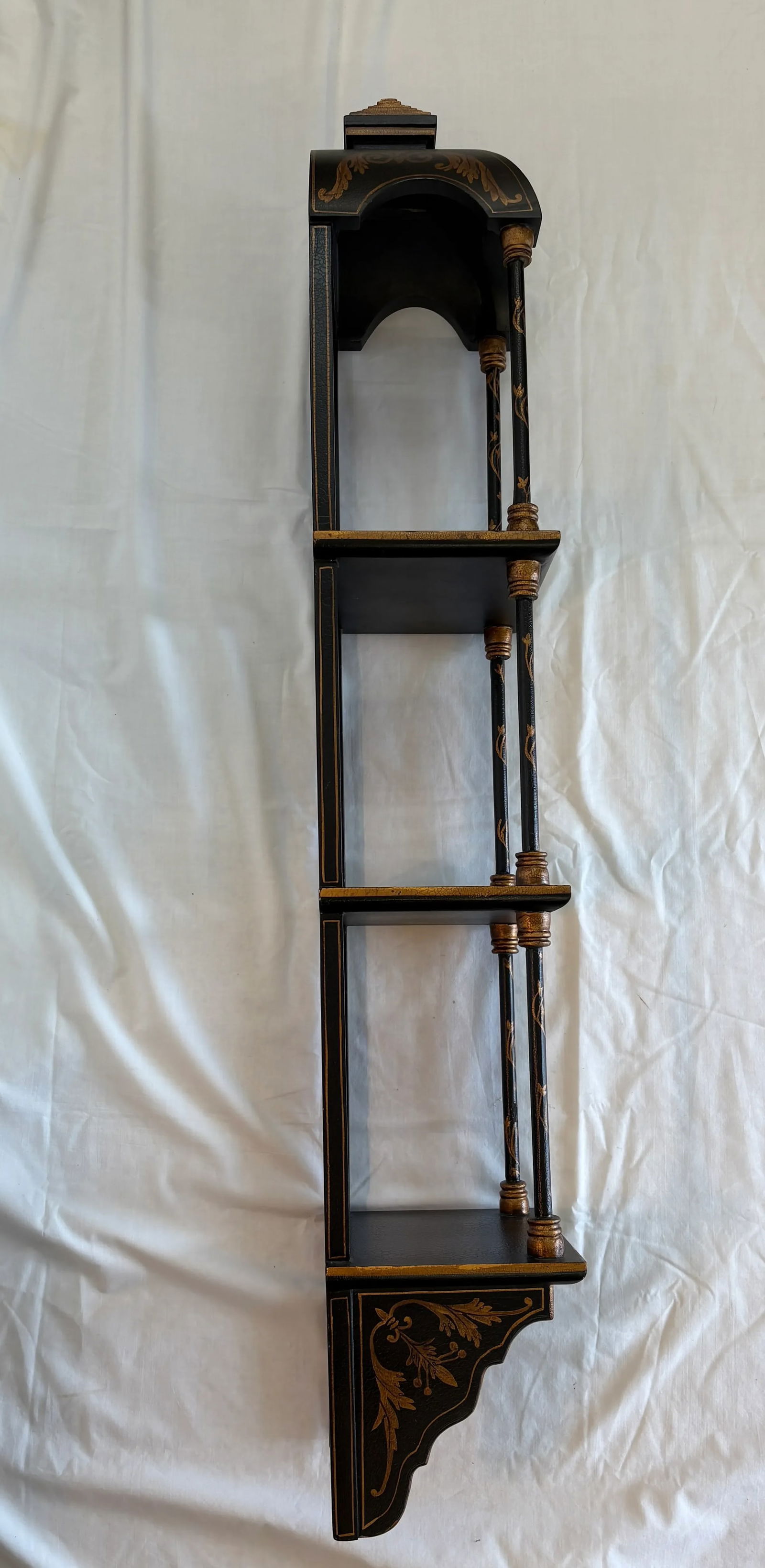 Wall Chinoiserie Three Tier Shelf - 2