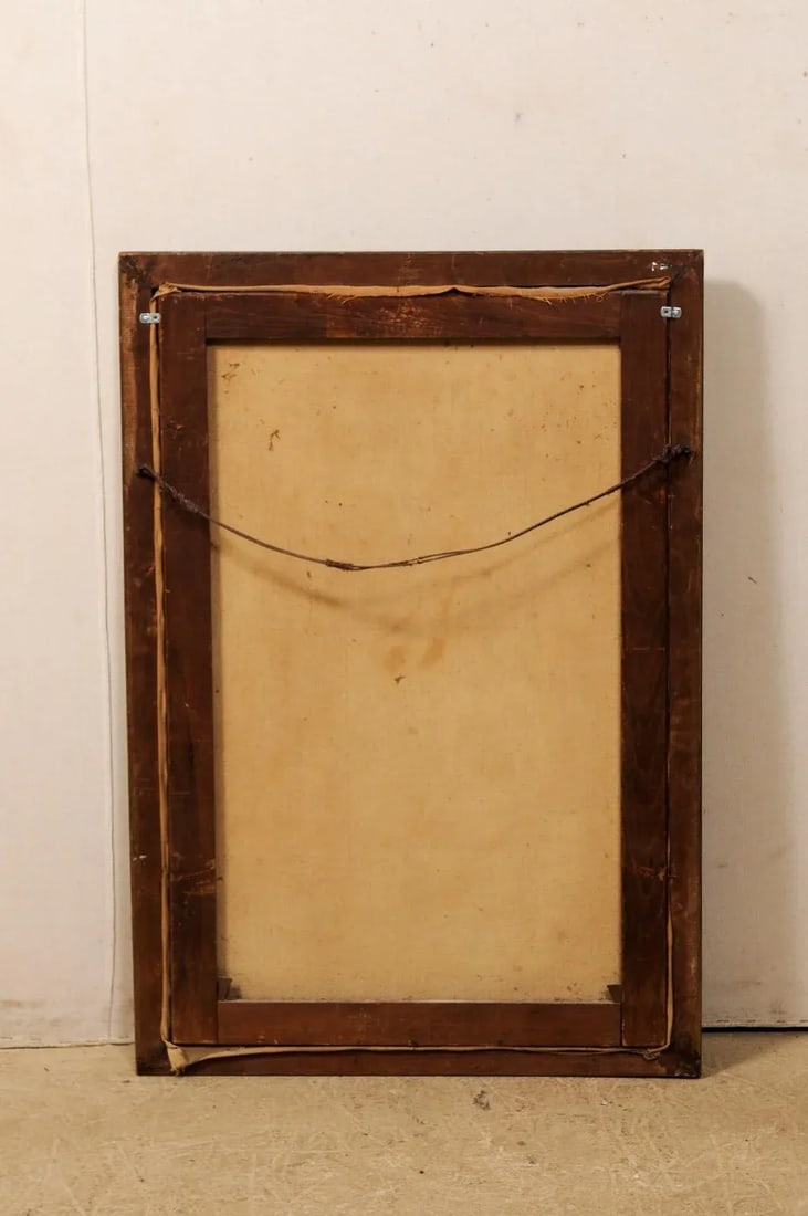 19th Century Framed Painting of Jesus with Child - 3