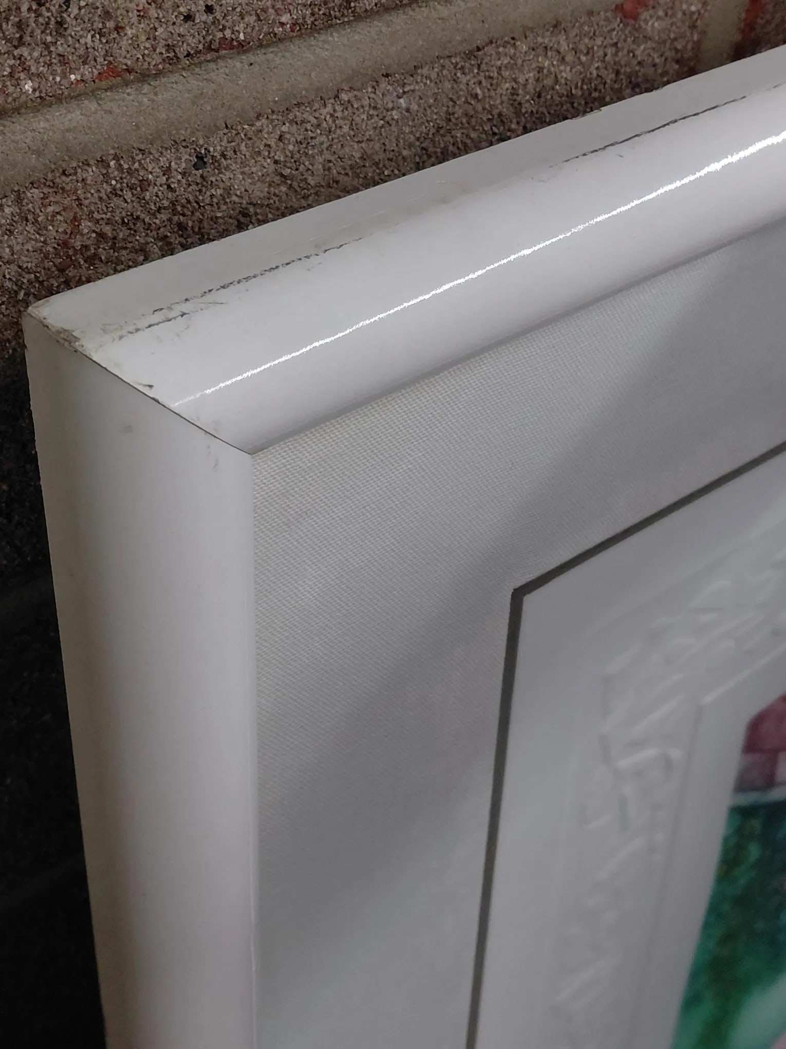 Framed Signed Amram Ebgi "Sea of Galilee" Colored Etching Artist's Proof - 11