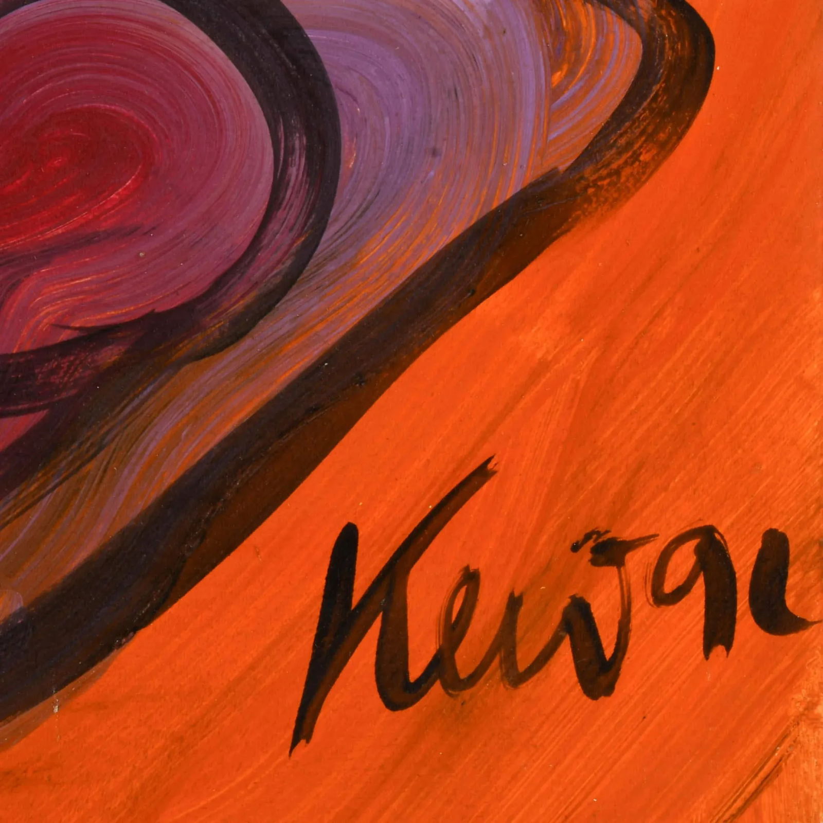 Signed Peter Keil "Carnival Reflections 91" Oil on Masonite - 4