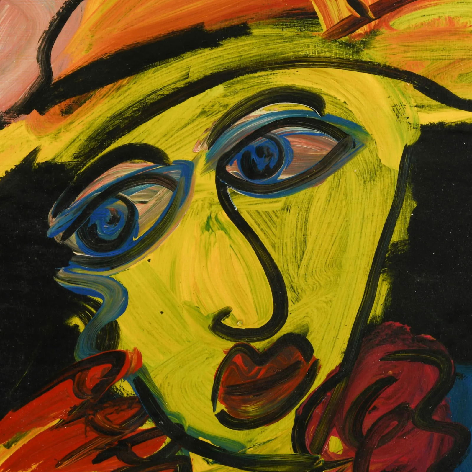 Signed Peter Keil "Expression in Bloom" Oil on Linen - 3