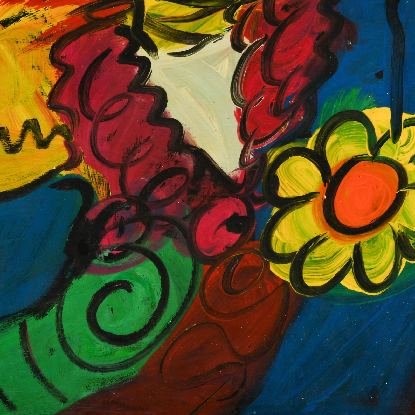 Signed Peter Keil "Expression in Bloom" Oil on Linen - 4